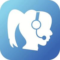 Beautiful Phoe call Vector Glyph icon