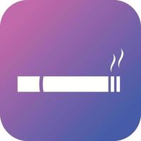 Beautiful Cigarette Vector Glyph icon