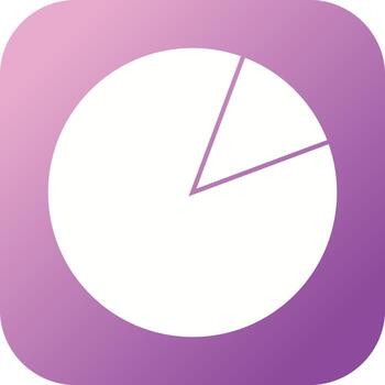 icono de glifo de vector de uso de datos único