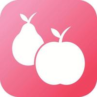 Beautiful Fruit Glyph Vector Icon