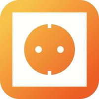 Unique Socket Vector Line Icon