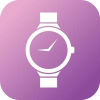 icono de glifo de vector de reloj casual único