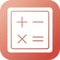 Beautiful Calculator Vector Glyph Icon