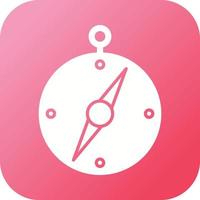 Beautiful Compass Vector Glyph icon