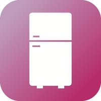 Unique Refrigerator Vector Glyph Icon