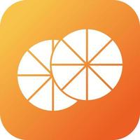 Unique Orange Vector Glyph Icon