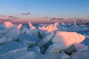 Ice Drifts in the Baltic Sea photo