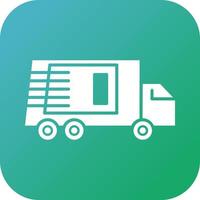 Beautiful Cargo Vector Glyph Icon