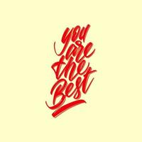 declaración de amor con letras brillantes. para postales. palabras rojas brillantes sobre un fondo amarillo. ilustración realista. vector