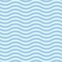 Pattern of blue wavy horizontal lines in flat style for print and design. Vector illustration.