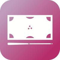 Beautiful Billiards Glyph Vector Icon