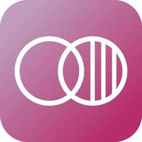 Beautiful Discrete Math Glyph Vector Icon