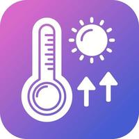 High Temperatures Vector Icon