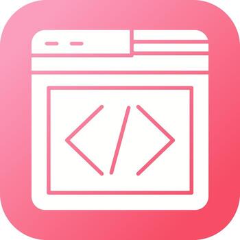 Web Programing Vector Icon
