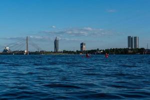 Views of the surroundings of Riga from Daugava photo