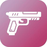 icono de vector de pistola