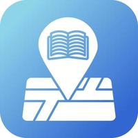 Library Location Vector Icon