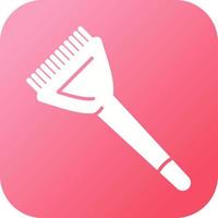 Hair Dye Brush Vector Icon