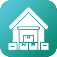 Warehouse Vector Icon