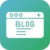 Blog Vector Icon