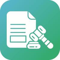 Legal Paper Vector Icon