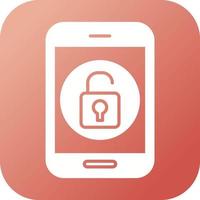 Unlock Mobile Vector Icon