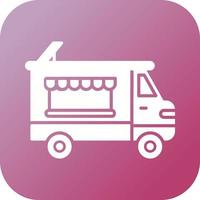 Bakery Truck Vector Icon