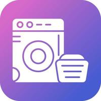 Washing Machine Vector Icon