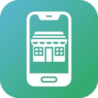 Mobile Store Vector Icon