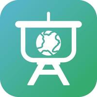 World Presentation Vector Icon