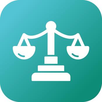 Justice Scale Vector Icon