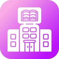 icono de vector de biblioteca