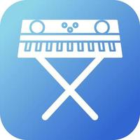 icono de vector de piano