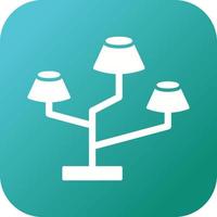 Lamps Stand Vector Icon