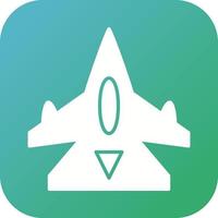 Fighter Jet Vector Icon