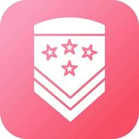 Military Badge Vector Icon