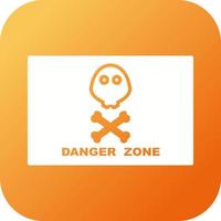 Danger Zone Vector Icon