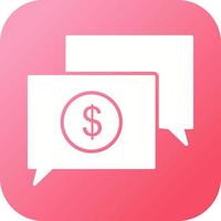 Money Talk Vector Icon