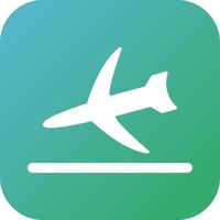 Flight Landing Vector Icon