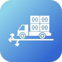 Multiple Delivery Points Vector Icon