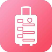 Luggage Bag Vector Icon