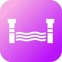 Water Dam Vector Icon