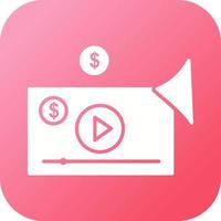 Video Marketing Vector Icon