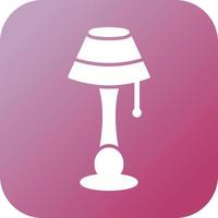 Lamp with stand Vector Icon