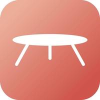 Small Table Vector Icon