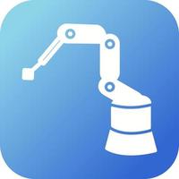 Industrial Robot Vector Icon