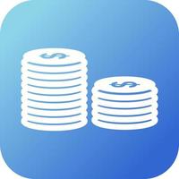 Stack of Coins Vector Icon