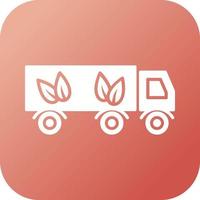 Eco friendly Truck Vector Icon