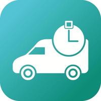 Time Based Delivery Vector Icon