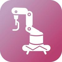 Industrial Robot Vector Icon